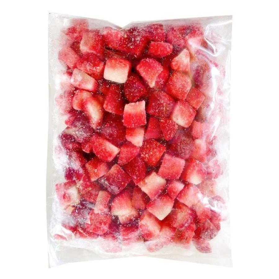 冷凍 ストロベリー チャンク 1kg (500g×2袋セット)   トロピカルマリア アスク 無添加 業務用 冷凍フルーツ 砂糖不使用 イチゴ