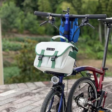 【布】小布配件 車頭包日常出行隨車包復古相機包 適用brompton