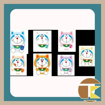 【5月預購】 搪小偶-S-哆啦A夢-vol.1許願招財貓毛絨   盲盒 一中盒6入｜毛絨造型可愛吊飾收藏推薦｜愛蛋客