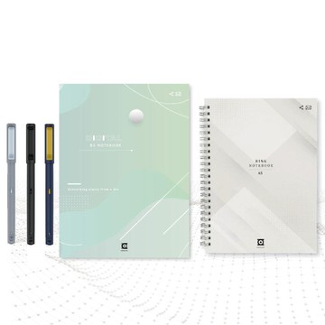 M1+智慧筆 數位筆記本組合III 海軍藍