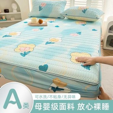 床笠夏季涼席冰絲床單三件套單件宿舍學生席夢思床罩全包雙人家用