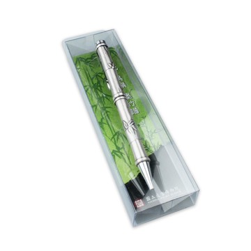 竹子浮雕金屬原子筆