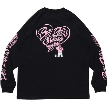 BEN DAVIS 26780034-01 GRAPHIC WIDE L/S TEE 寬版 長T (黑色)