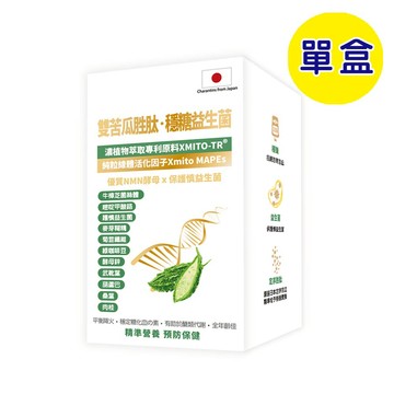 【格萊思美】雙苦瓜胜肽．穩糖益生菌 (60粒)(單盒)
