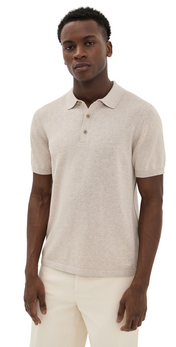Reigning Champ Cotton Cashmere Riviera Polo Sand M