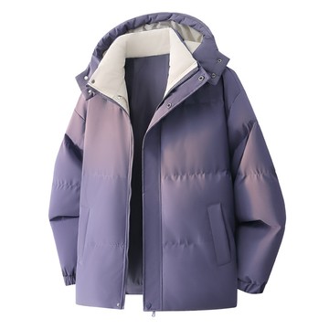 寬鬆版連帽棉衣男女同款 冬季厚實棉服外套 情侶穿搭休閒ins風保暖棉服