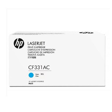 HP 藍色高容量原廠碳粉匣(白盒) / 個 CF331AC 654A｜領券最高折$220