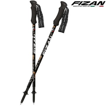 FIZAN 義大利 超輕三節式登山杖 2入特惠組 FZS21.7102.WLC 貓咪