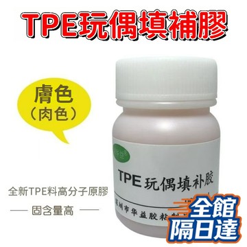 🔥隔日達+速發🔥 TPE填充膠 修補液 填充玩偶窟窿坑窪 填補膠水 填充皮膚 表麪缺損坑窪缺洞 膚色不髮硬不髮白30ML