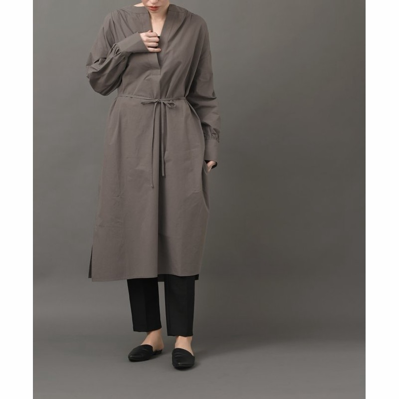 Rps アールピーエス Web限定 Pura 綿ローン共紐ベルト付ワンピース レディース ﾁｬｺｰﾙｸﾞﾚｰ 通販 Lineポイント最大1 0 Get Lineショッピング