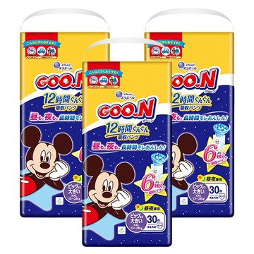 GOO.N 大王 12小時超吸收紙尿褲/尿布 13~25kg  2XL  90片