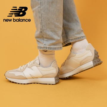 【New Balance】 NB 復古鞋_中性_白杏色_U327LNA-D楦 327