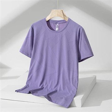 【巴黎精品】T恤短袖上衣-冰絲彈力透氣薄款男女裝9色a1eo4