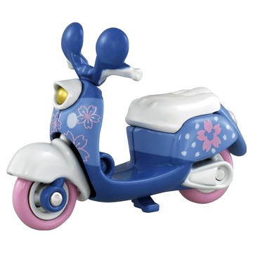 TOMICA 小汽車 特仕車  8 x 4 x 4cm  米奇櫻花摩托車 藍色  1個