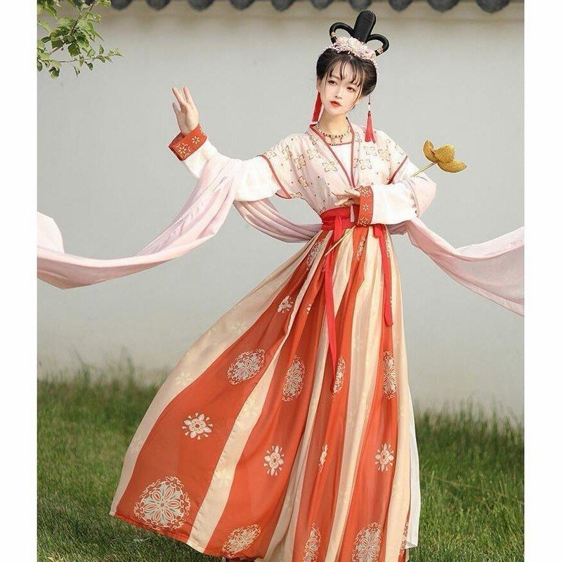 割引購入 コスチューム コスプレ ワンピース 漢服 ハロウィン イベント