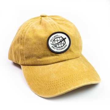 全球探險 暖黃色復古老帽 Global Explorer BURA Vintage Cap