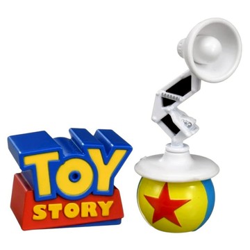 TAKARA TOMY 合金人形 玩具總動員 30週年 LOGO + 皮克斯頑皮跳跳燈 原色 DS98216  1套