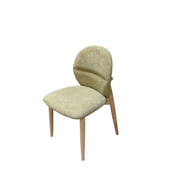 直人木業-MOON山毛櫸木餐椅/原木色-墨綠