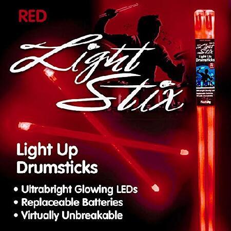 Light Stix LED Drumsticks (Red) 並行輸入