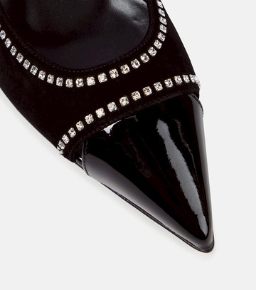 Christian Louboutin Duvette Strass 70 patent leather pumps