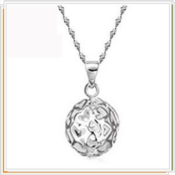 現貨+預購 925純銀項鍊+墜飾-銀飾母親節生日情人節禮物女飾品7v42【獨家進口】【米蘭精品】