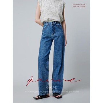 (免運)直筒牛仔褲女春秋2025年新款純棉闊腿窄版寬松顯瘦百搭長褲巴恩風