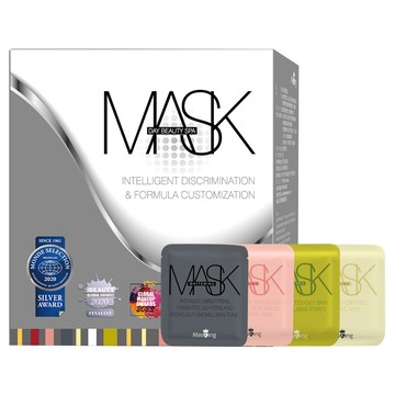 Masking 膜靚 9號套組 超乎持久 美白冰肌25ml 7片 + 強韌修護25ml 7片 + 淨顏美膚28ml 7片 + 極度舒敏22ml 7片  28片  1盒