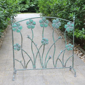 外單 復古做舊鐵藝 鐵線蓮爬藤花架 植物攀爬支架 別墅花園裝飾