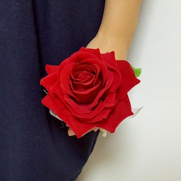 紅色玫瑰花造型筆，婚禮簽名筆，B 款