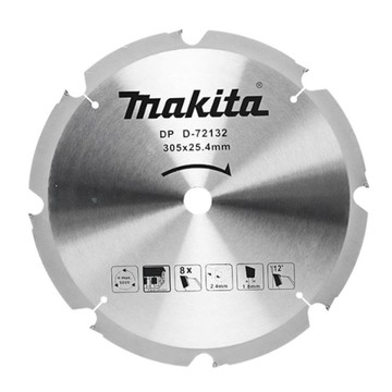 MAKITA 牧田 D-72132 鎢鋼鋸片 305x25.4x8T 水泥纖維板專用 矽酸鈣板 圓鋸機 鋸片