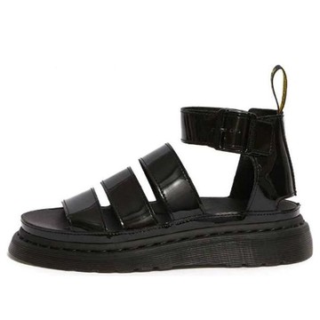 Dr. Martens Clarissa II Patent Leather Strap Sandals Black