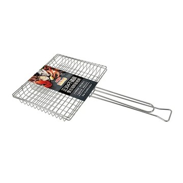 點秋香 正304不鏽鋼雙合海鮮碳烤網 SGS檢驗通過 無重金屬溶出  31 x 49.5 x 2.5cm  1個