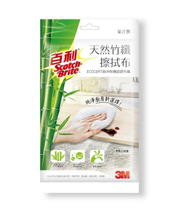 3m 百利 天然竹纖擦拭布 (1片包)