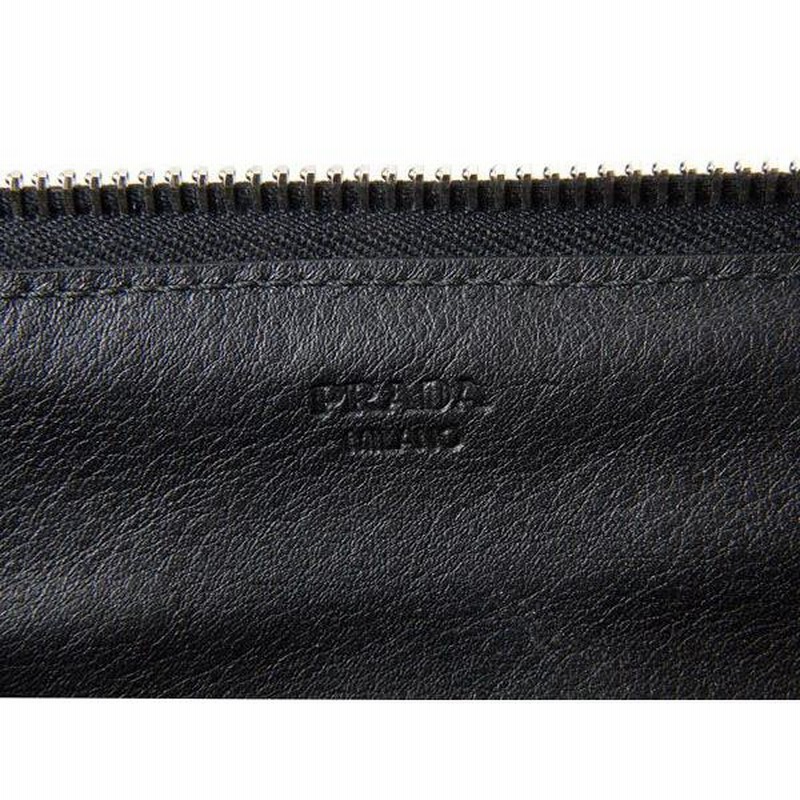 プラダ PRADA ペンケース 筆箱 2ARH10-053-F0002 SAFFIANO NERO レザー ...