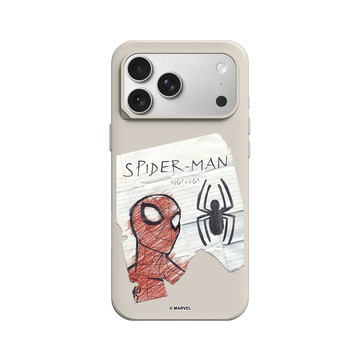 iPhone 17 Pro Max SolidX 貝殼灰 - 蜘蛛人 Spider-man - 蜘蛛人 - 手繪塗鴉