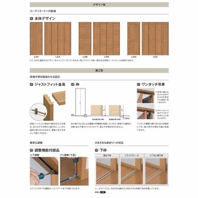 ラシッサDパレット LAC クローゼット折れ戸すっきりタイプ (1223)LIXIL