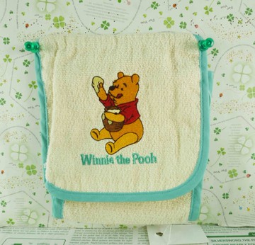 【震撼精品百貨】Winnie the Pooh 小熊維尼~捲筒面紙套-藍邊