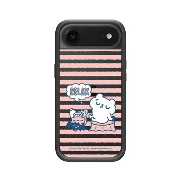 iPhone Air Mod NX -邊框背蓋組合 (相機按鈕) 黑 - 爽爽貓 Song Song Meow by SECOND - Relax放鬆一下