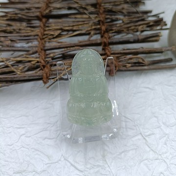 翡翠 A貨 冰晴 觀音 保平安 護身符