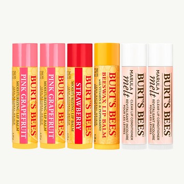 任選6入$599【母親節限定】↘Burt’s Bees 指定款護唇膏(草莓護唇膏/奶油雪糕護唇棒/愛戀葡萄柚水潤唇膏/蜂蠟護唇膏)