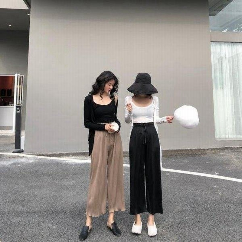 パンツ ワイドパンツ プリーツパンツ ロングパンツ ボトムス レディース ズボン ゆったりパンツ ストレート 無地 美脚 リゾートパンツ 春夏 通販 Lineポイント最大get Lineショッピング