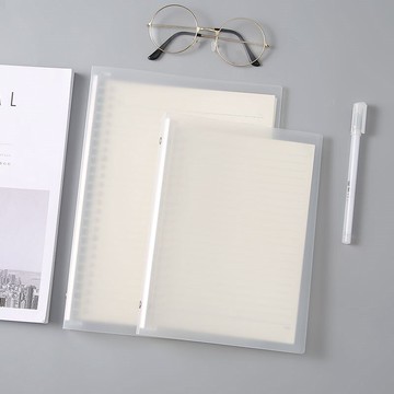 活頁筆記本本子B5網格本橫線本英語本可拆卸A5活頁本手賬本