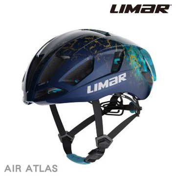 LIMAR 自行車用防護頭盔【綠松石紋/白標】AIR ATLAS