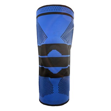 A-ZEAL 3D針織透氣高彈力減震護膝 藍黑色 L  1件