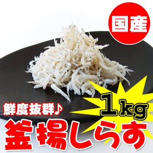 しらす シラス 国産 釜揚げしらす  1ｋｇ