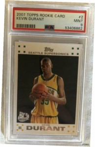 品質保証書付】 トレーディングカード 2007-08 Topps Kevin Durant PSA