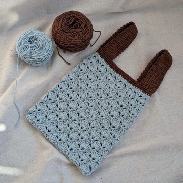 | 日式手挽袋 | 時髦咖藍