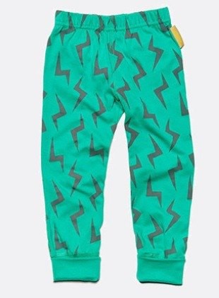 2014秋冬 BOYS&GIRLS 滿版閃電有機棉legging