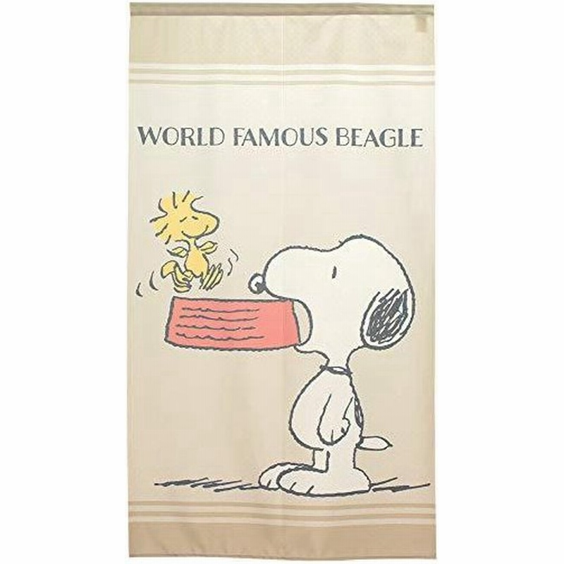 のれん スヌーピー Peanuts Snoopy シリーズ プリント 半間のれん 幅85 丈150cm Waiting For Foodスヌーピー 9 通販 Lineポイント最大get Lineショッピング