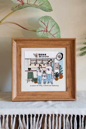 刺繡相框(8吋)